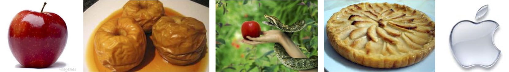 diferentes tipos de manzanas